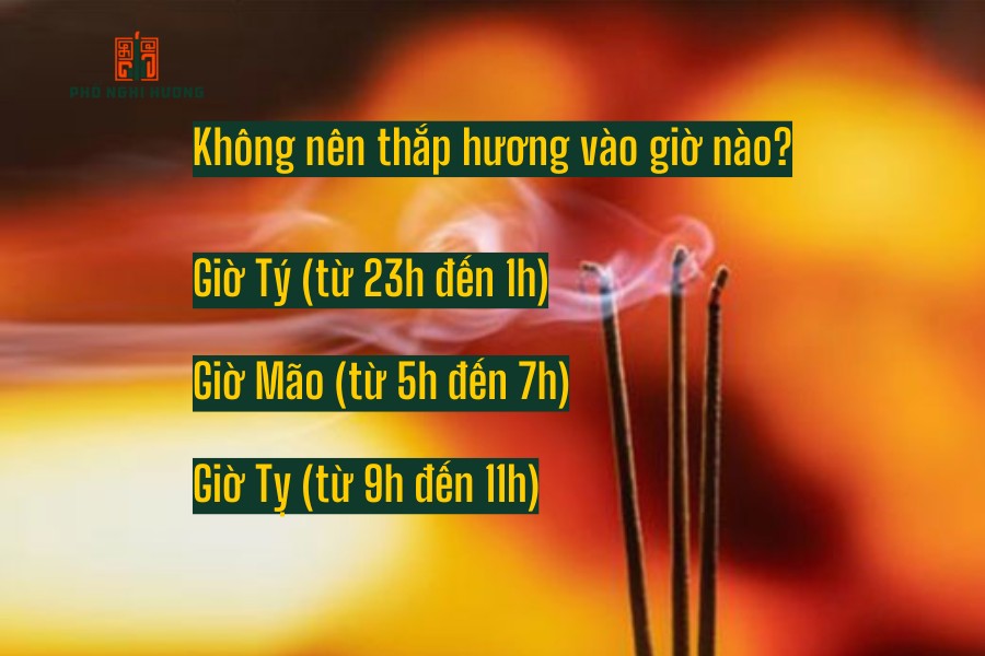 Giờ Không Nên Thắp Hương