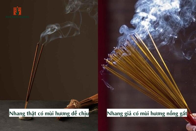 cách phân biệt nhang trầm thật giả