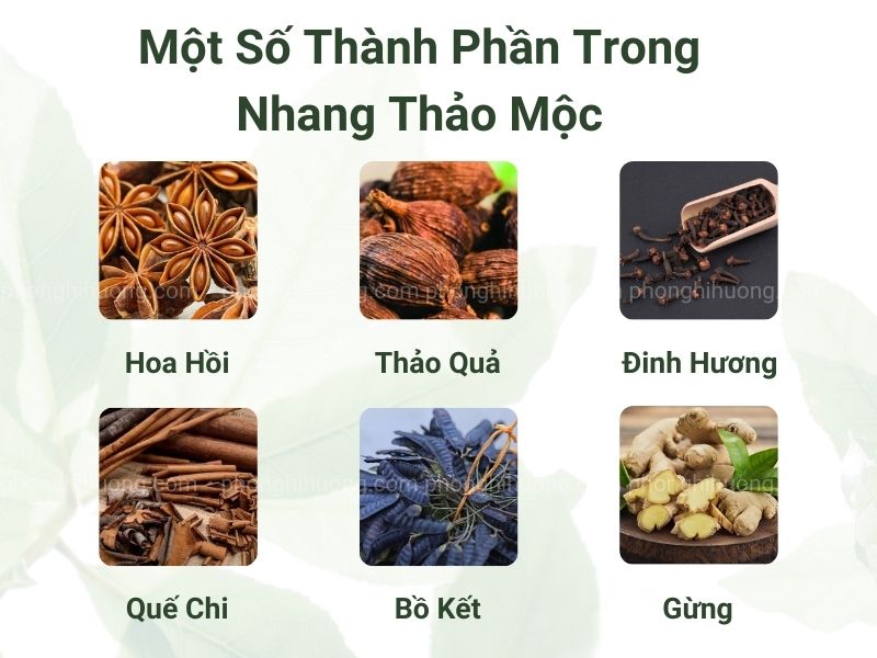 Thành phần của nhang thảo mộc