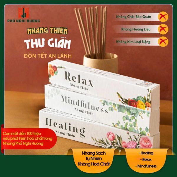 [Combo Trải Nghiệm] Ba Sản Phẩm Nhang Thiền Healing   Relax   Mindfulness (1)